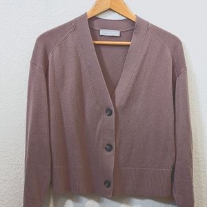 Cashmere crop cardigan